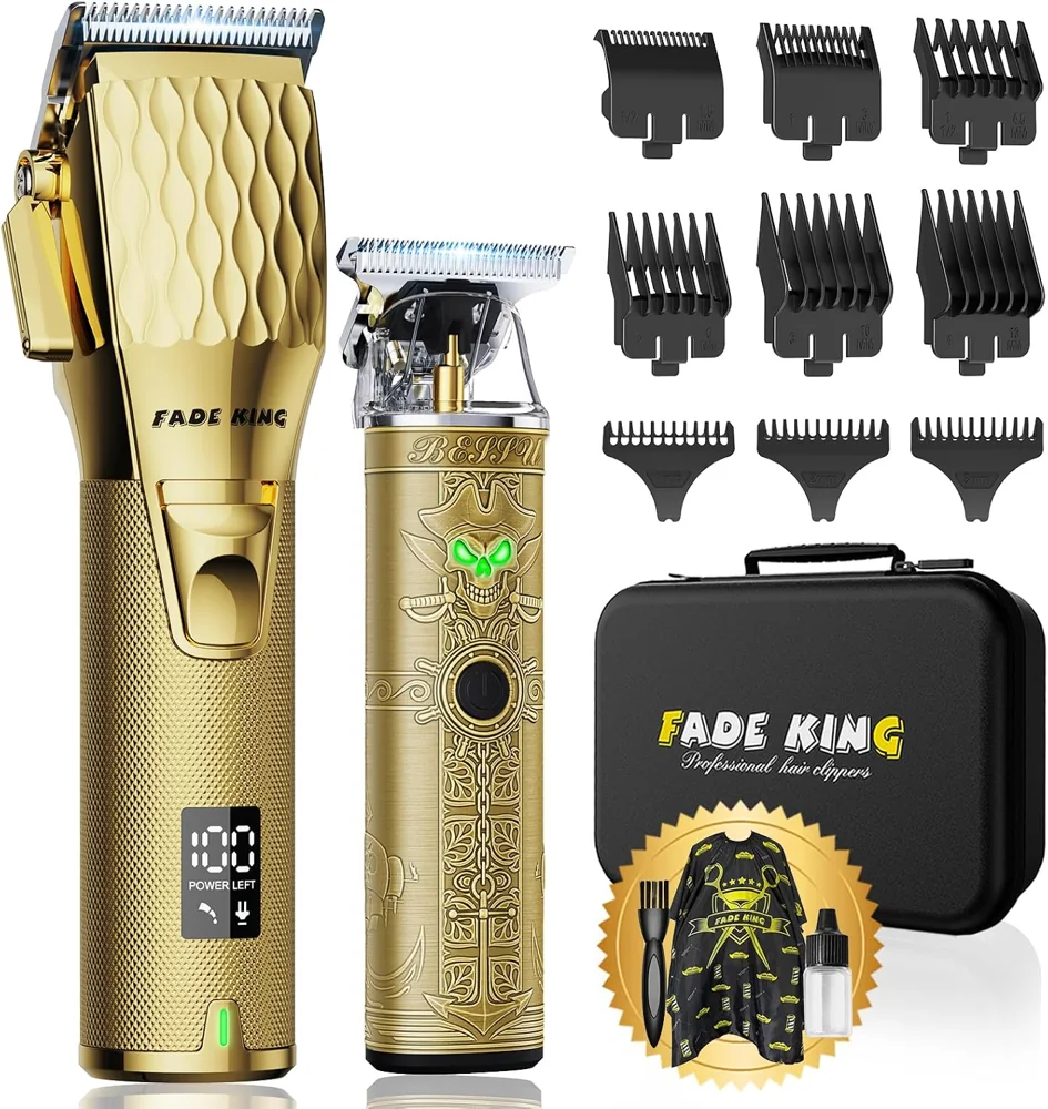 FADEKING gold clipper and trimmer main product kit